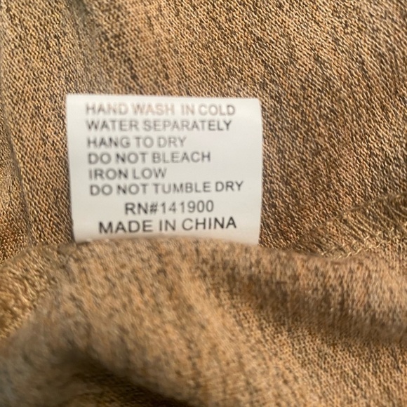 Velzera Boho Western Brown Mesh Fringe Pullover Blouse Shirt Size Small - Picture 7 of 8